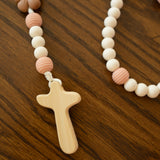 Beige Flower Baby Rosary [limited edition]