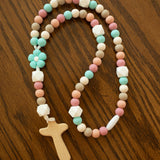 Turquoise Flower Baby Rosary [limited edition]