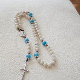 White St. Padre Pio Rosary
