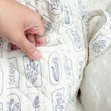Fearfully and Wonderfully Made Cotton Quilted Tote Bag