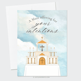 Catholic Mass Offering Card