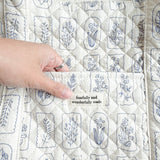 Fearfully and Wonderfully Made Cotton Quilted Tote Bag
