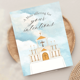 Catholic Mass Offering Card