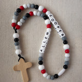 Black & Red | Custom Baby Rosary