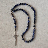 Navy Blue Pocket Rosary