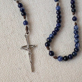 Navy Blue Pocket Rosary