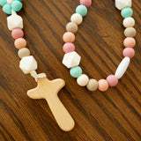 Turquoise Flower Baby Rosary [limited edition]
