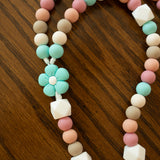 Turquoise Flower Baby Rosary [limited edition]