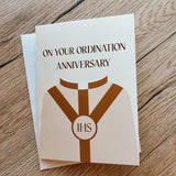 Ordination Anniversary Card