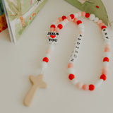 Jesus Loves You | Custom Baby Rosary