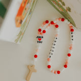 Jesus Loves You | Custom Baby Rosary