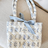 Fearfully and Wonderfully Made Cotton Quilted Tote Bag