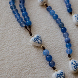 Blue Bow Rosary