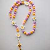 Daisy Smiley Face Children's Rosary