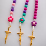 The Little Flower Children's Keychain