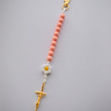 Daisy Smiley Face Children's Keychain