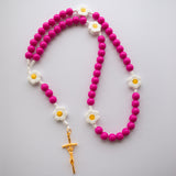 Daisy Smiley Face Children's Rosary