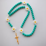 Daisy Smiley Face Children's Rosary