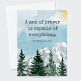 Man of Prayer Greeting Card