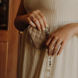 PREORDER | Brown Gingham Rosary Pouch