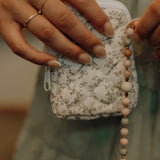 Vintage Floral Rosary Pouch