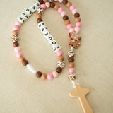 Highland Cow with Bow | Custom Baby Rosary