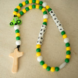 Green Tractor | Custom Baby Rosary