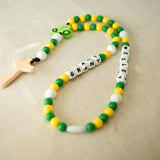 Green Tractor | Custom Baby Rosary