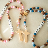 Highland Cow with Bow | Custom Baby Rosary