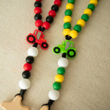 Green Tractor | Custom Baby Rosary