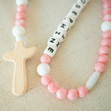 Anne - Pink | Custom Baby Rosary