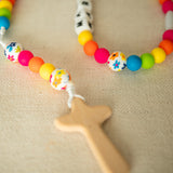 Bright Floral | Custom Baby Rosary