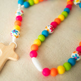 Bright Floral | Custom Baby Rosary