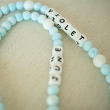 Anne - Blue | Custom Baby Rosary