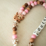 Highland Cow with Bow | Custom Baby Rosary