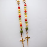 Red, Yellow, & Green Keychain [one of a kind]