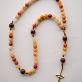 Orange & Dark Plum [one of a kind]