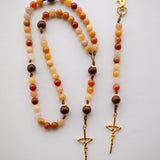 Orange & Dark Plum [one of a kind]