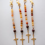 Orange & Dark Plum [one of a kind]