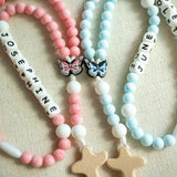 Anne - Blue | Custom Baby Rosary
