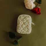 Vintage Floral Rosary Pouch