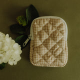 PREORDER | Brown Gingham Rosary Pouch