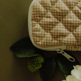 PREORDER | Brown Gingham Rosary Pouch