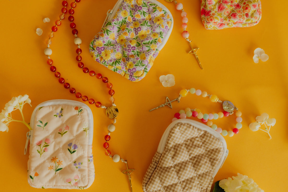 Buy a Rosary, Get a Rosary Pouch FREE!