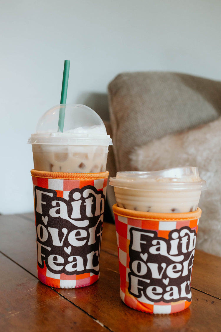 Faith Over Fear Coffee Sleeve